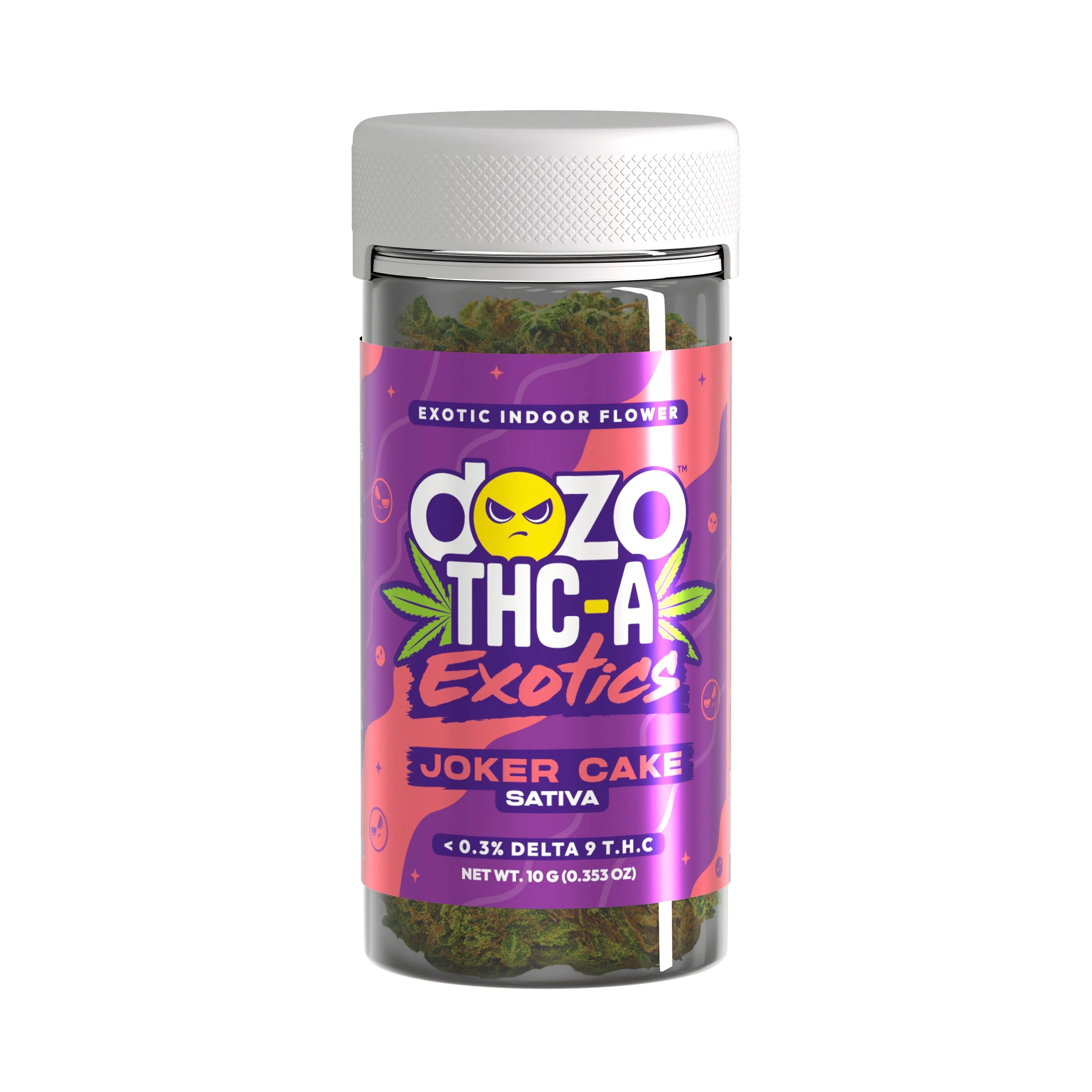 10g Dozo THC-A INDOOR FLOWER | Joker Cake - Sativa - Image 6