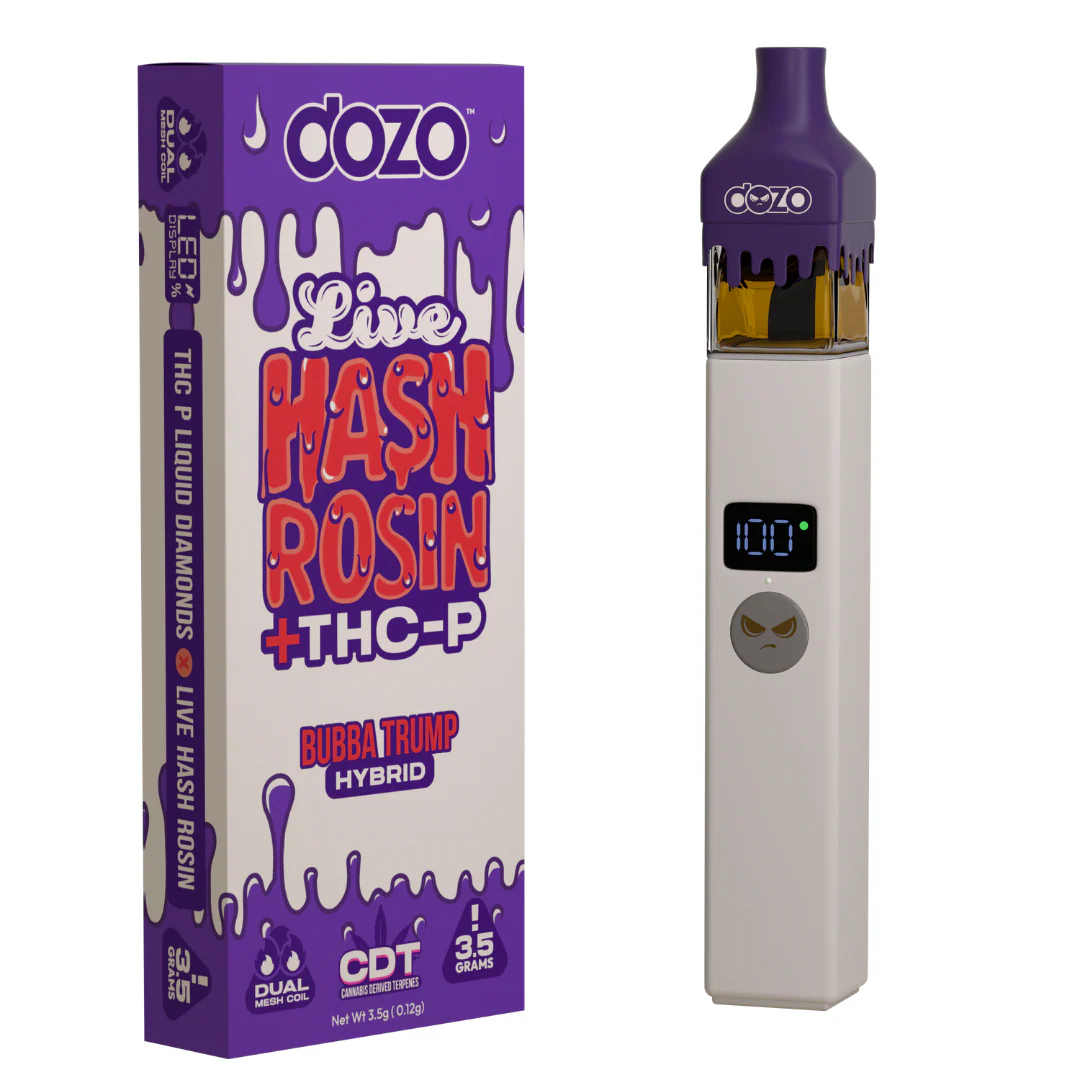 3.5g Dozo Live Hash Rosin THC-P Vape - Image 12