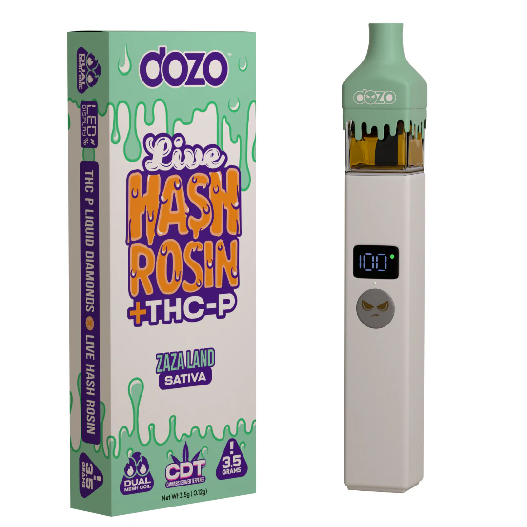 3.5g Dozo Live Hash Rosin THC-P Vape - Image 17