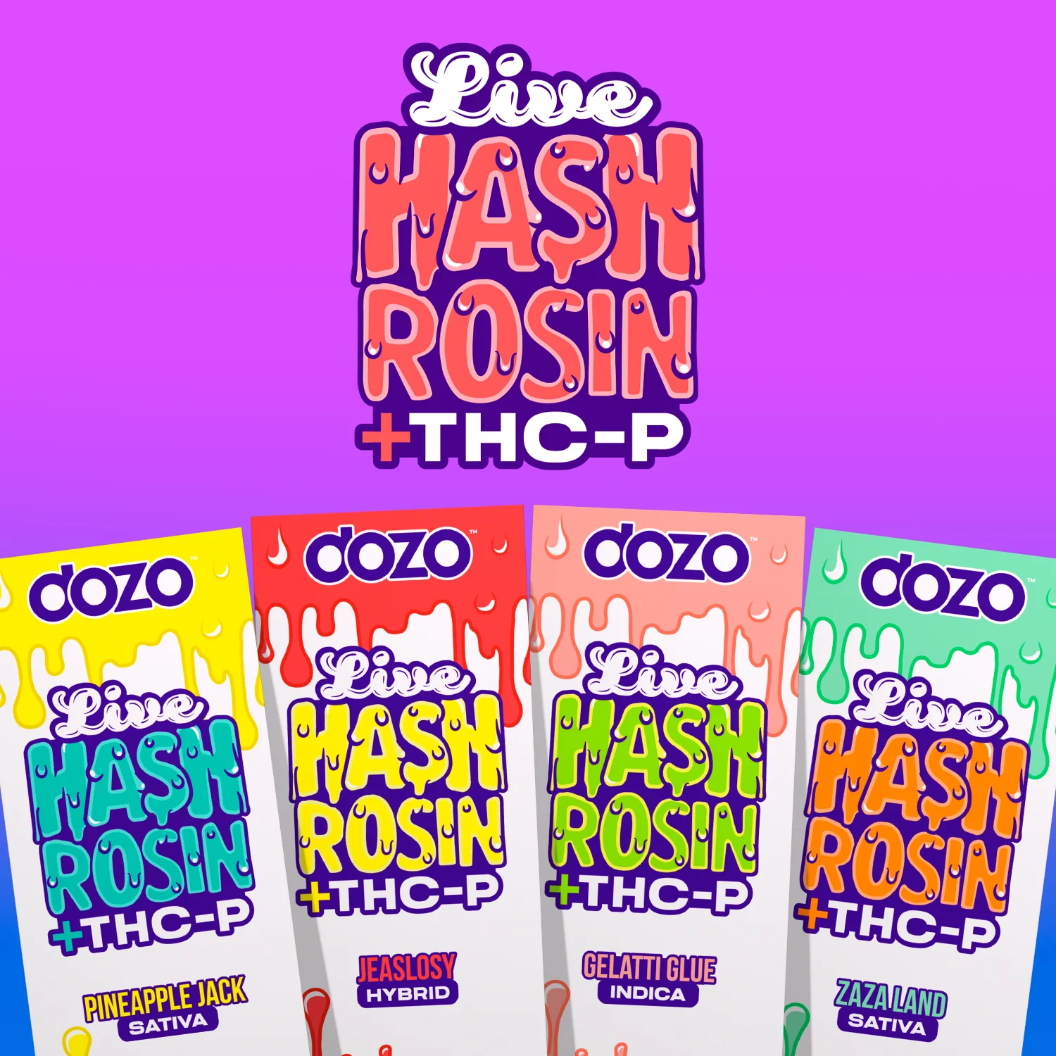 3.5g Dozo Live Hash Rosin THC-P Vape - Image 5