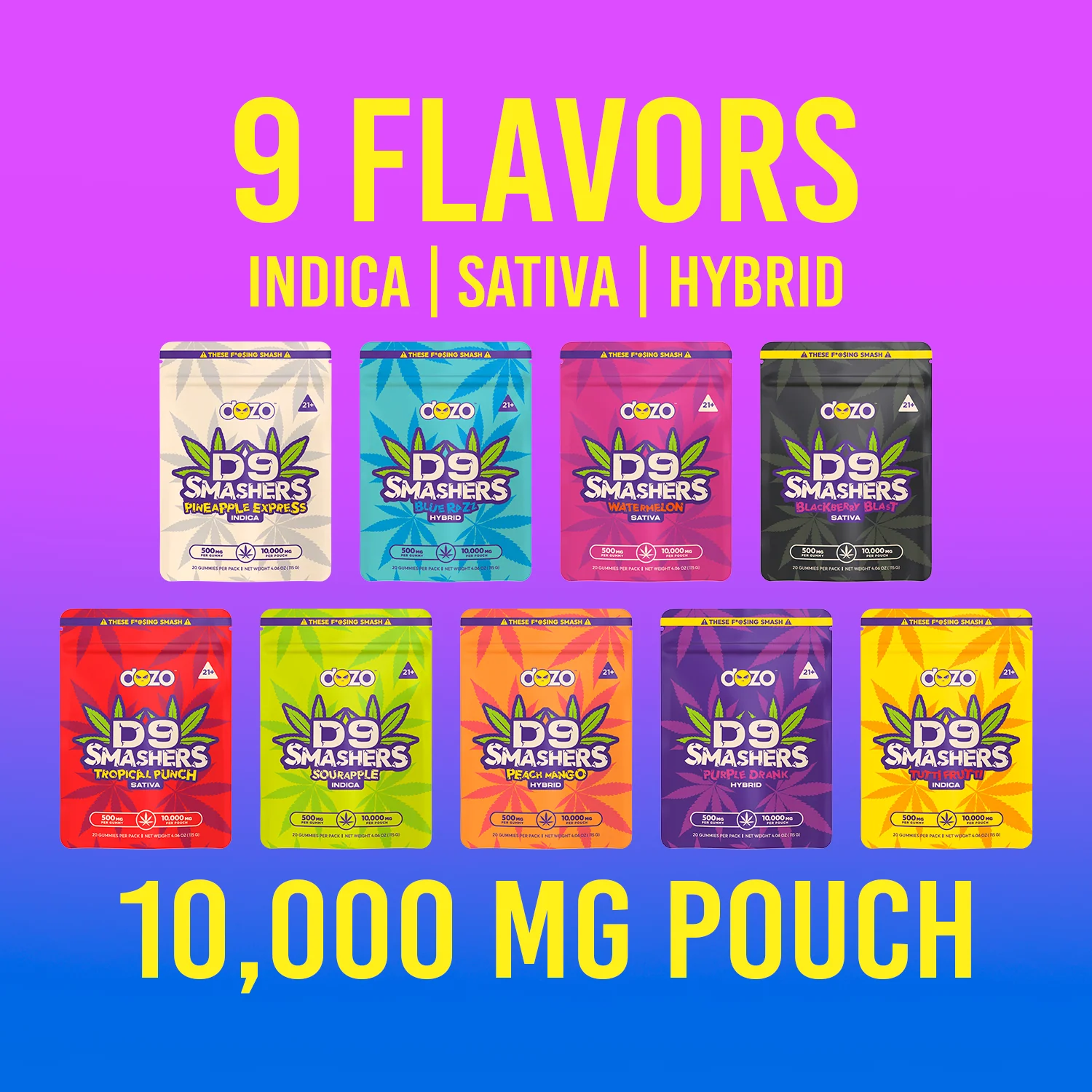D9 Smasher Gummies - Image 3
