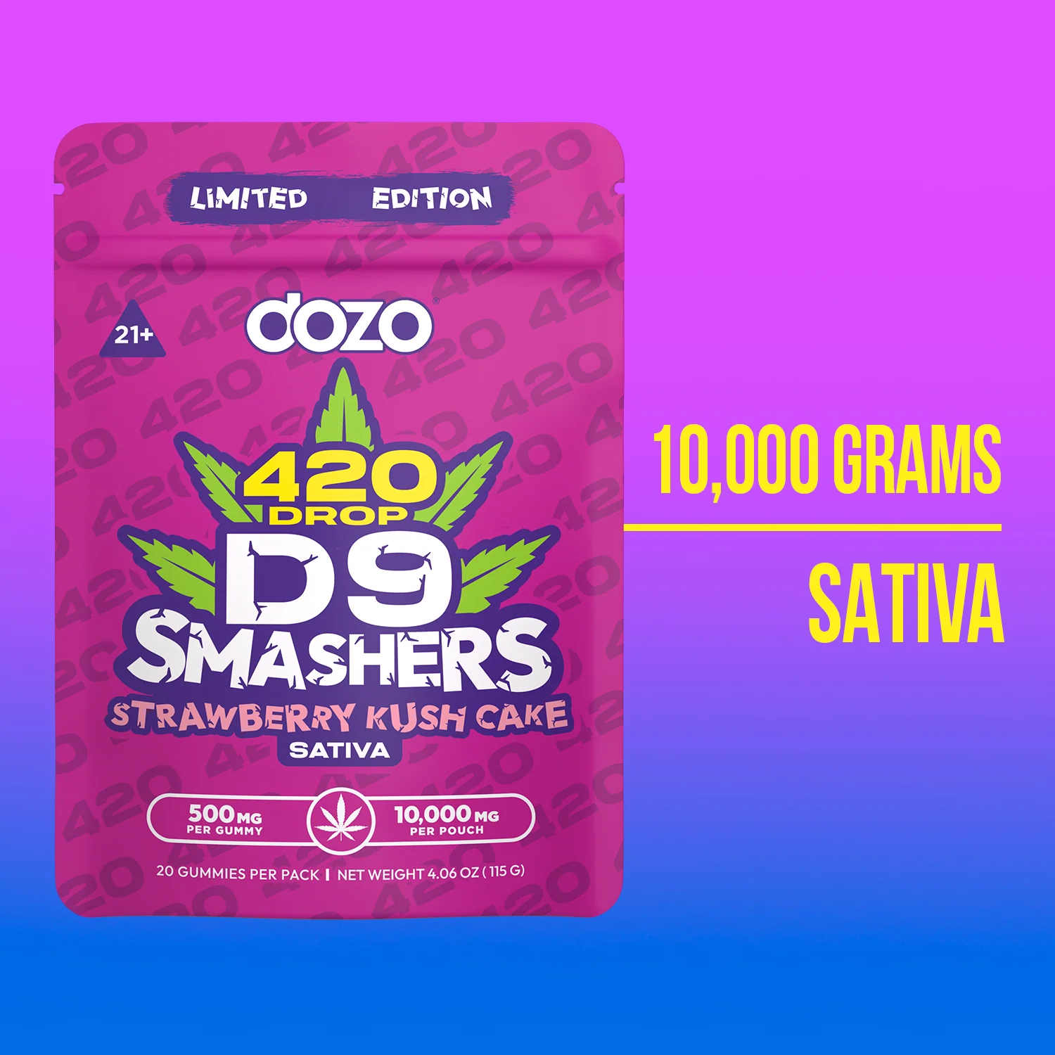 D9 Smasher Gummies - New 420 Limited Drop - Image 5