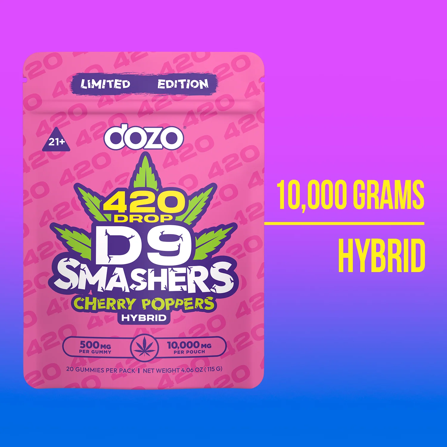 D9 Smasher Gummies - New 420 Limited Drop - Image 6