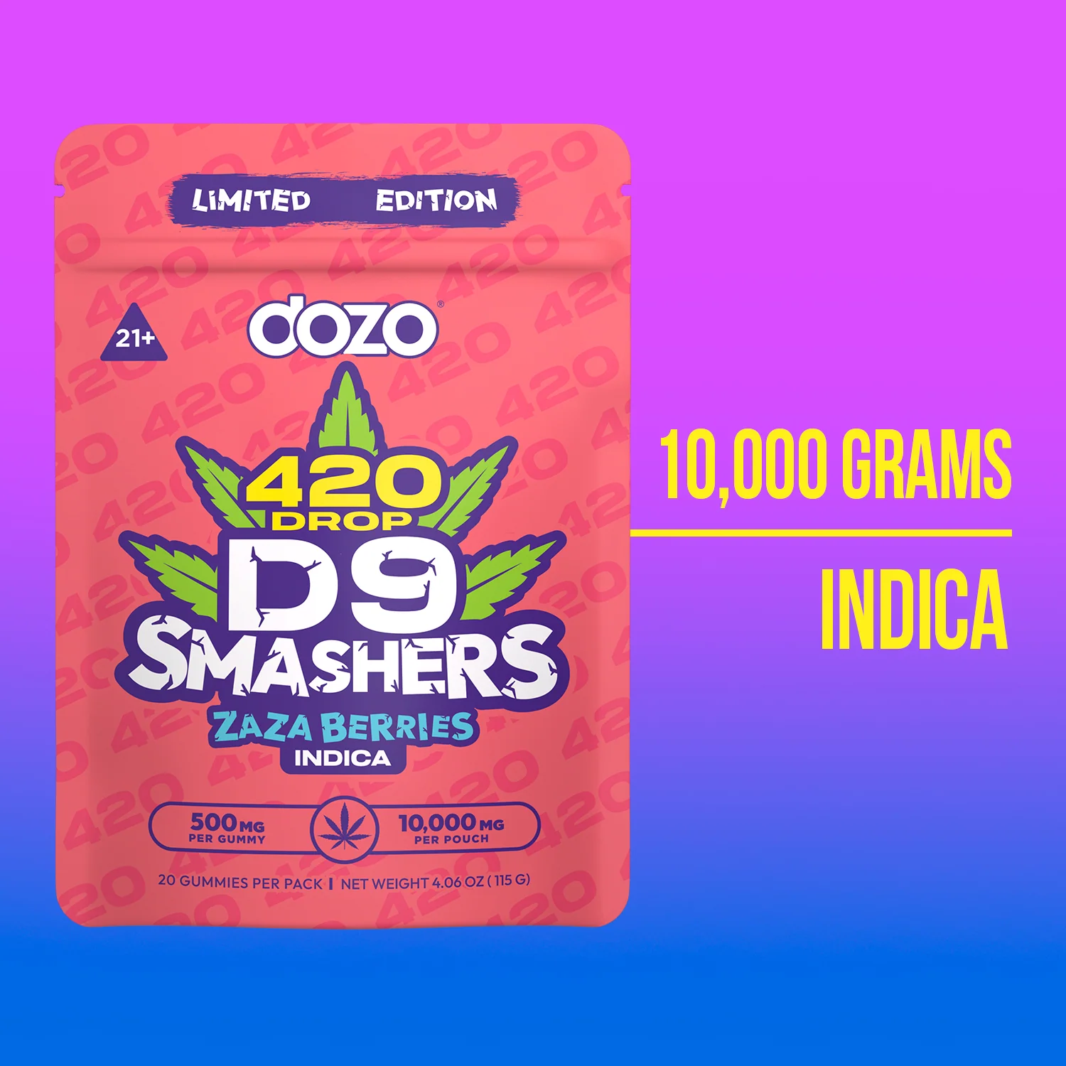 D9 Smasher Gummies - New 420 Limited Drop - Image 7