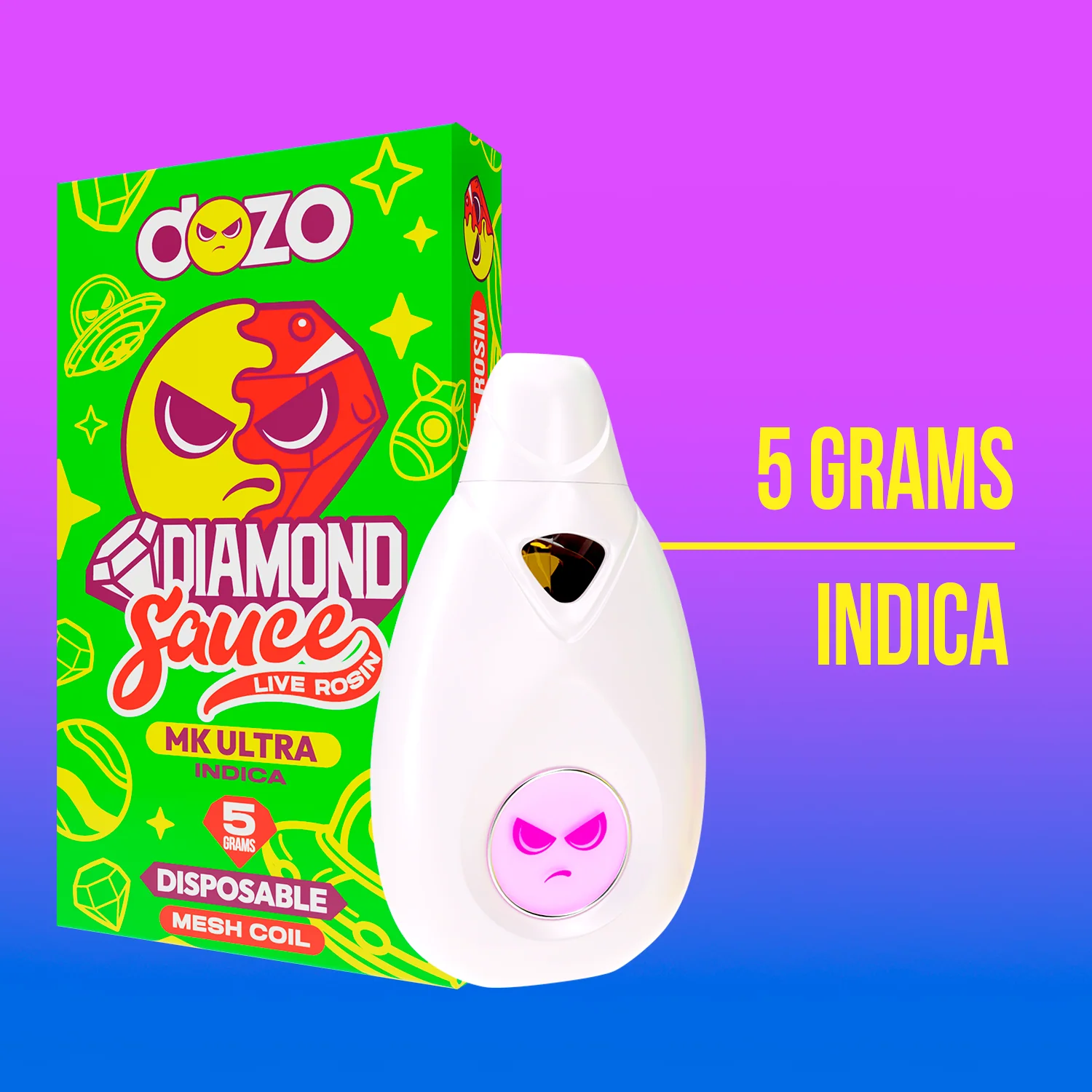 Diamond Sauce Disposable 5g | Churros (Sativa) - Image 12