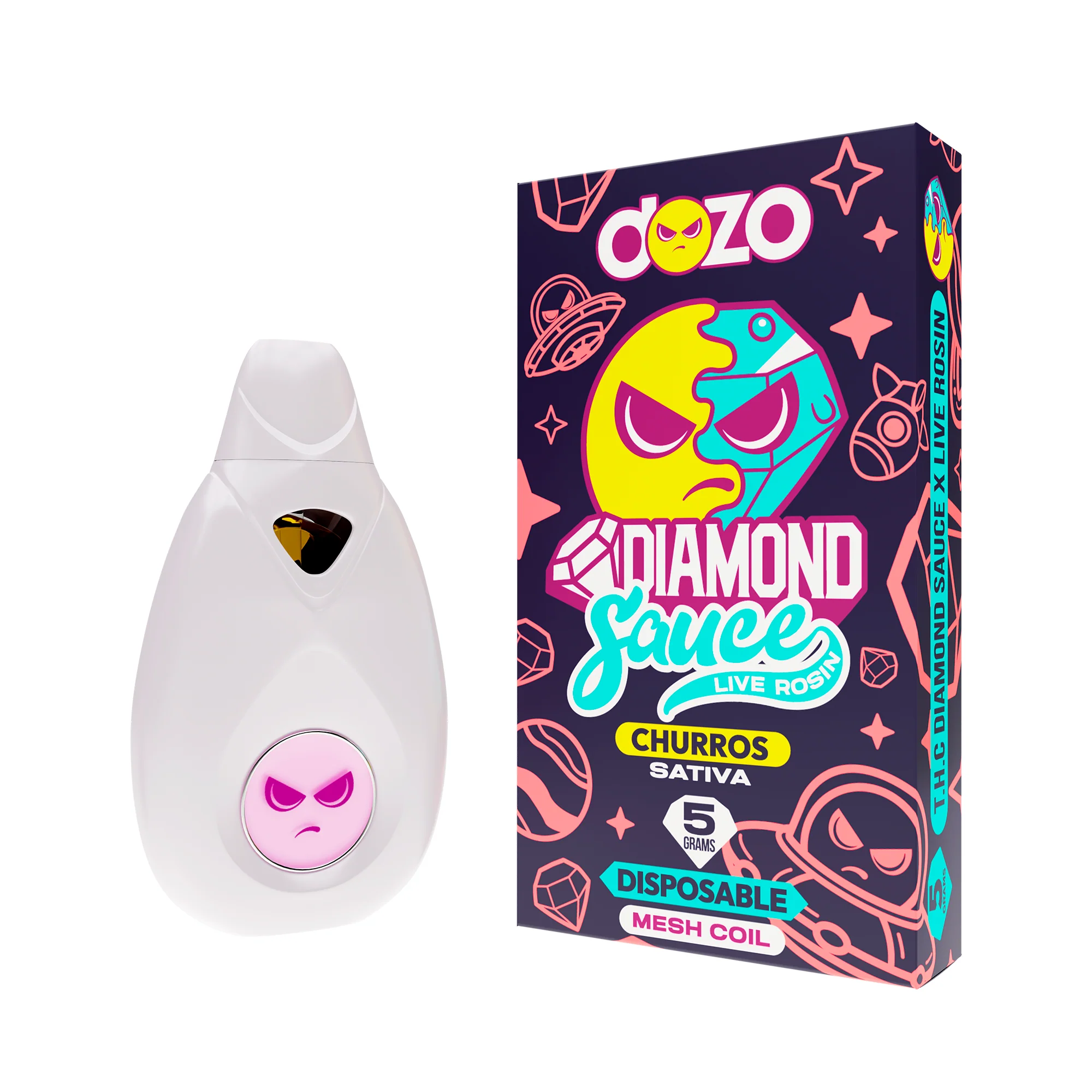 Diamond Sauce Disposable 5g | Churros (Sativa) - Image 15