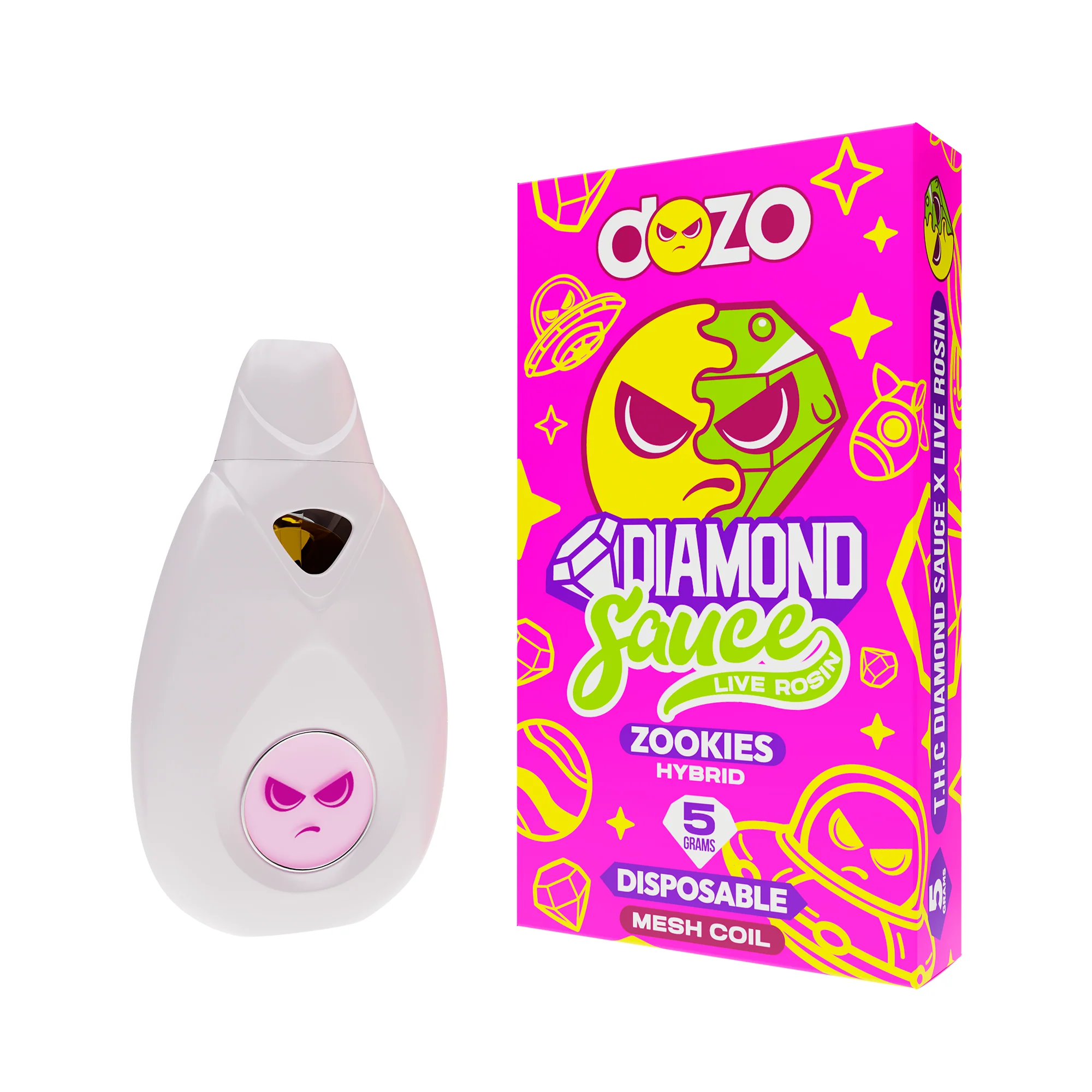 5g Diamond Sauce Disposable | Zookies (Hybrid) - Image 15