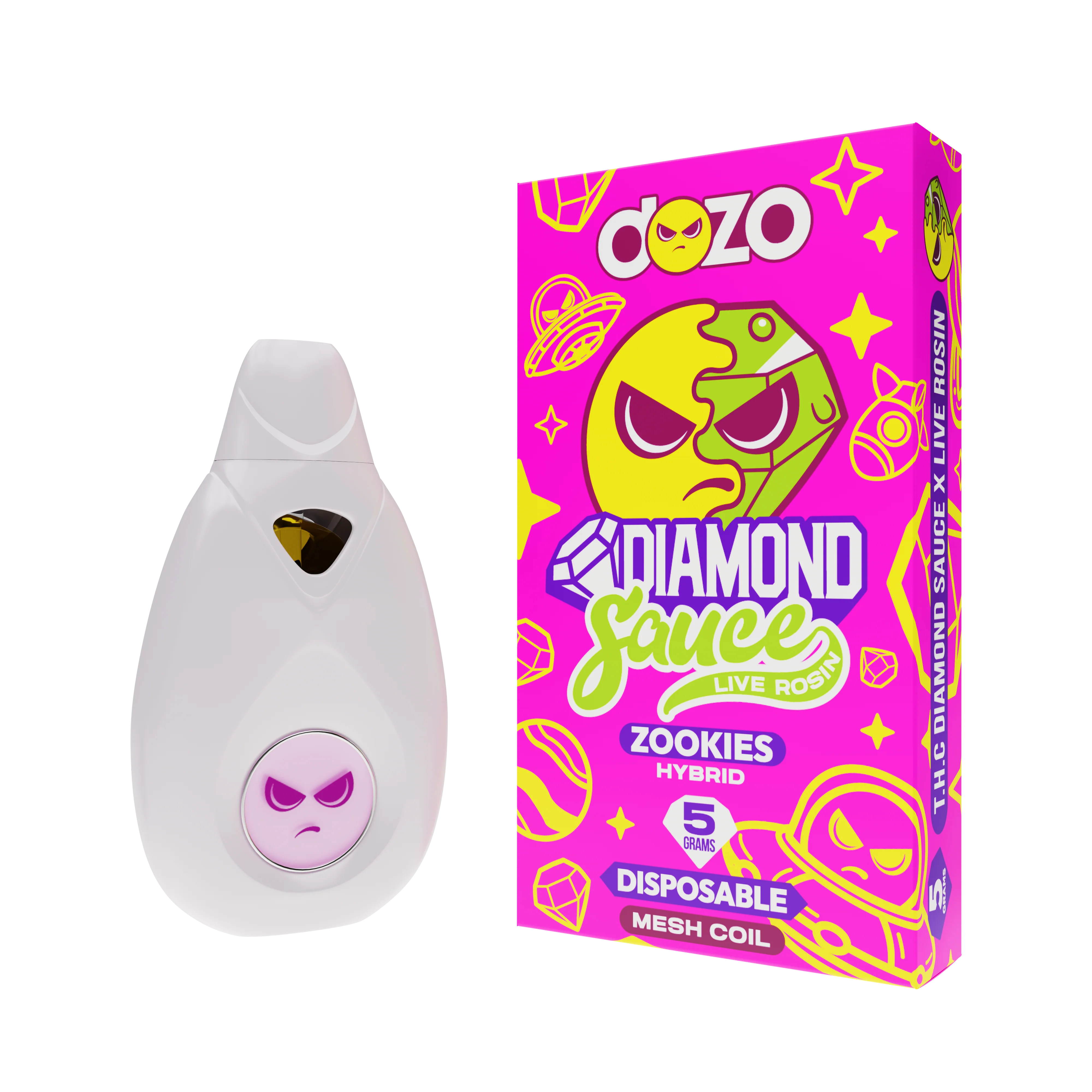 5g Diamond Sauce Disposable | Zookies (Hybrid) - Image 16