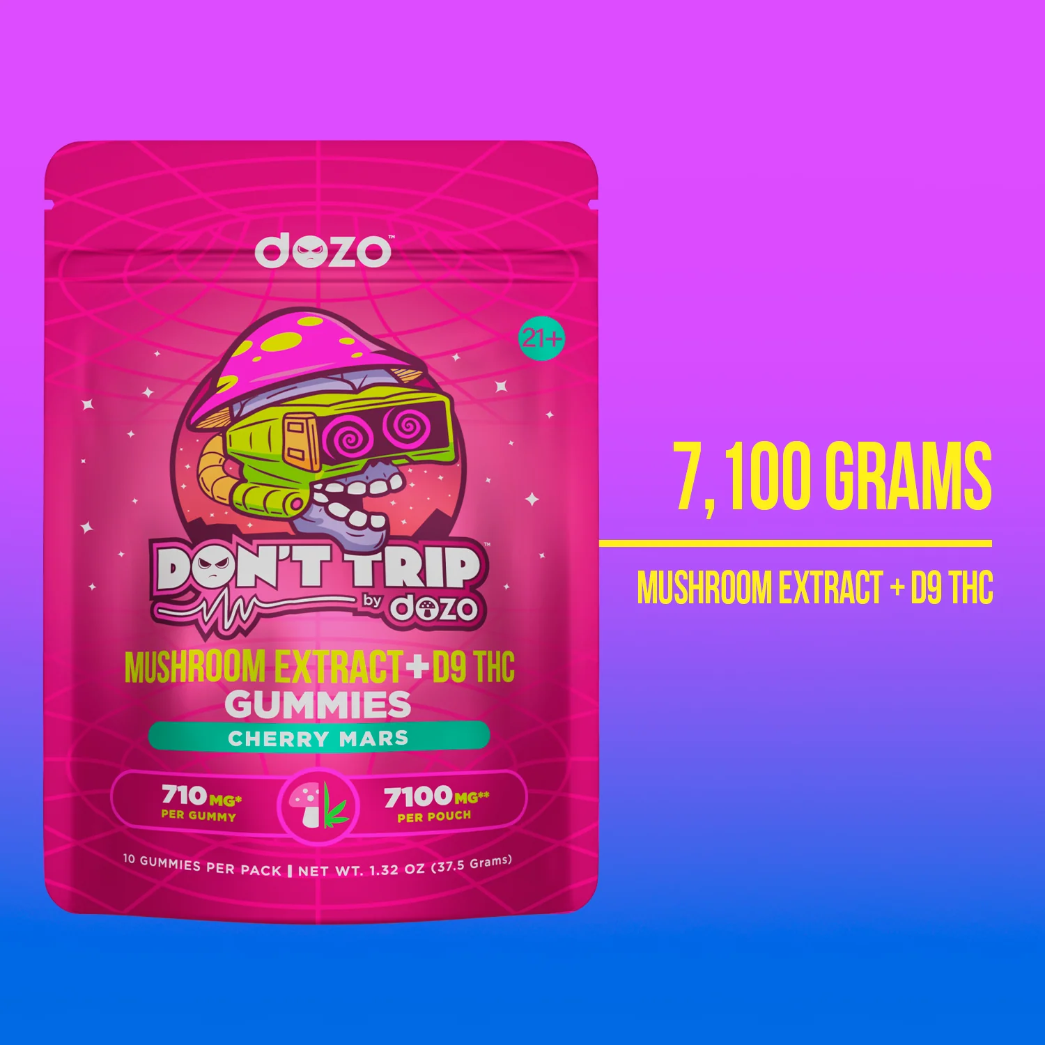 Don’t Trip Mushroom D9 Gummies | Multiverse Flavors - Image 6