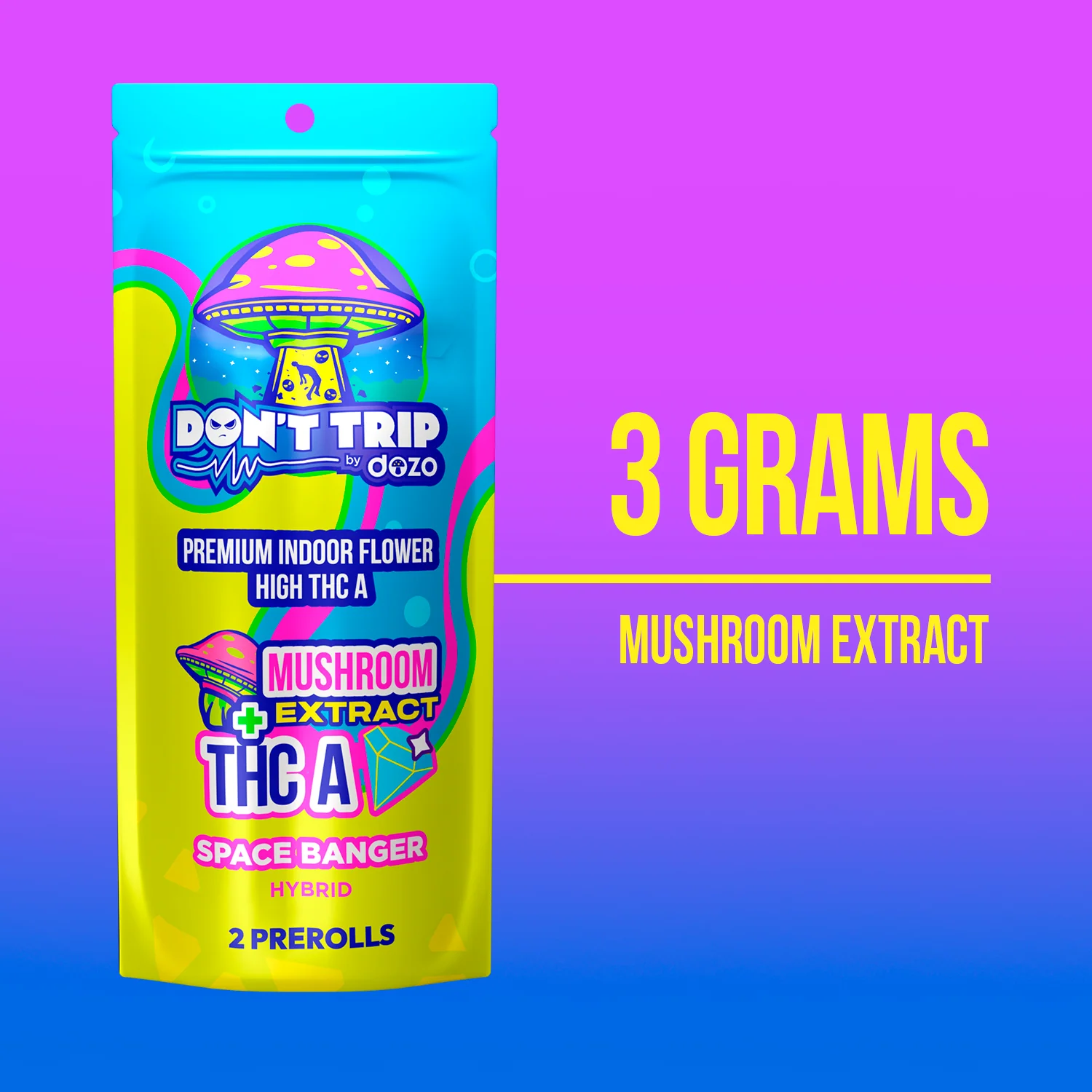 Don't Trip Mushroom Extract Preroll | Moon Monkey (Sativa) - Image 6