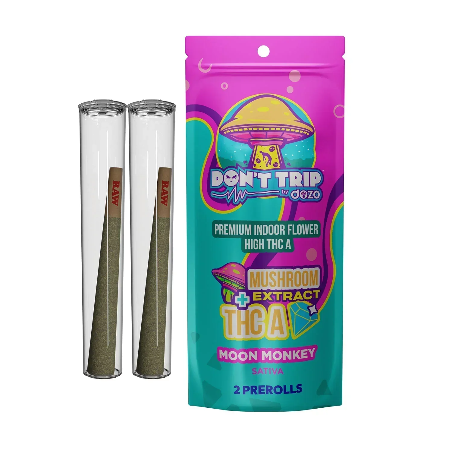 Don't Trip Mushroom Extract Preroll | Moon Monkey (Sativa) - Image 7