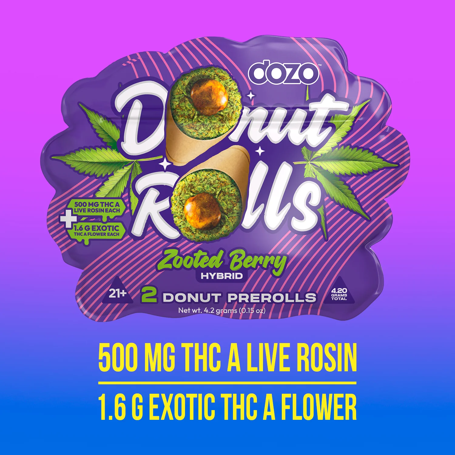 Dozo Donut Prerolls 4.20 grams - Image 11