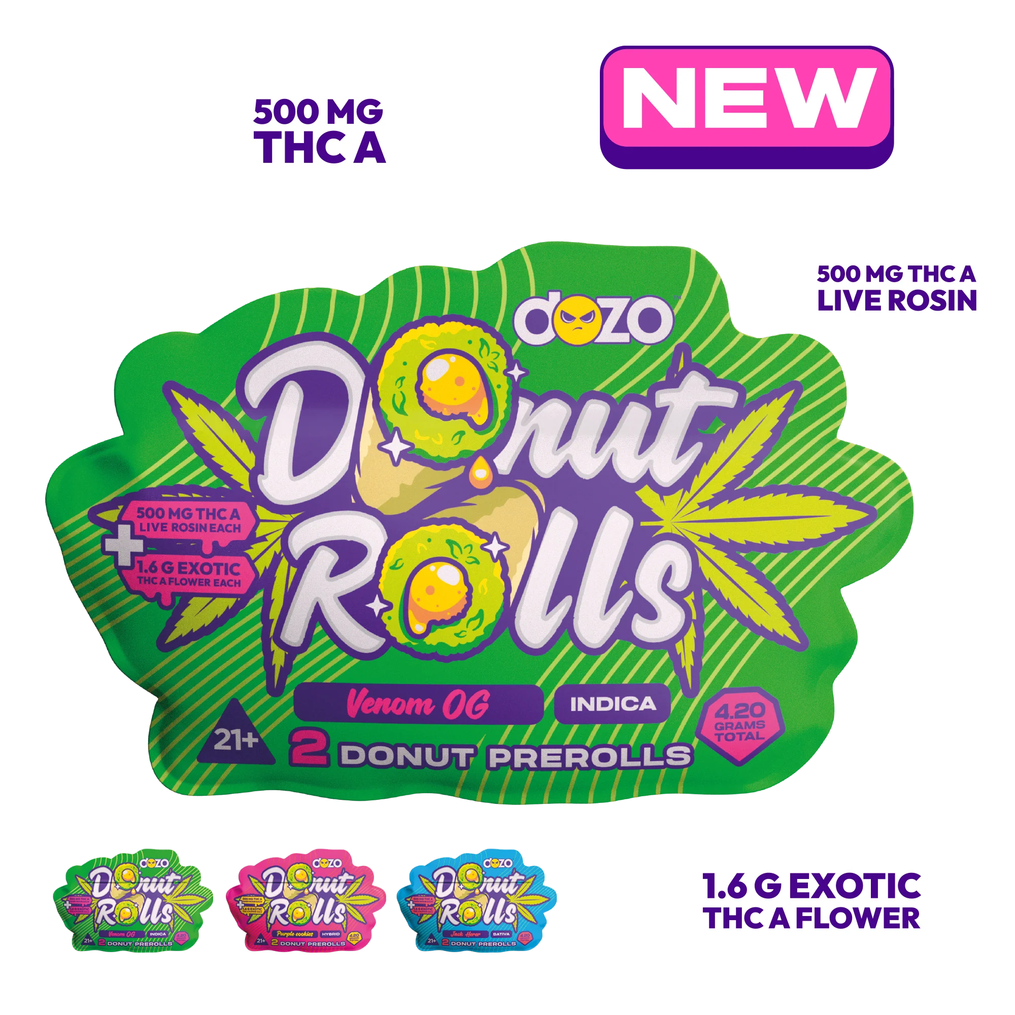 Dozo Donut Prerolls 4.20 grams - Image 14