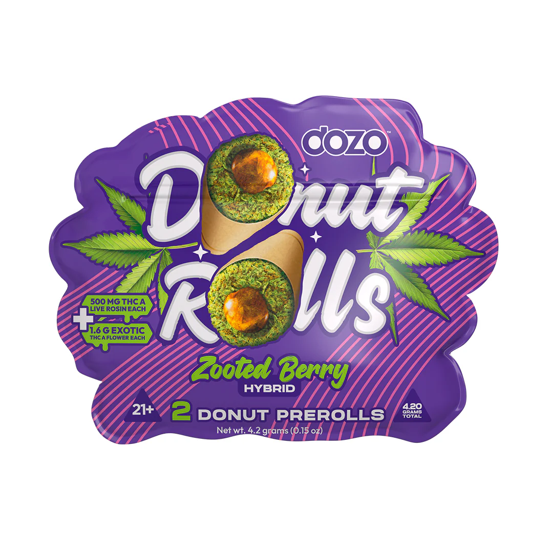 Dozo Donut Prerolls 4.20 g | Glazed Glue (Indica) - Image 17