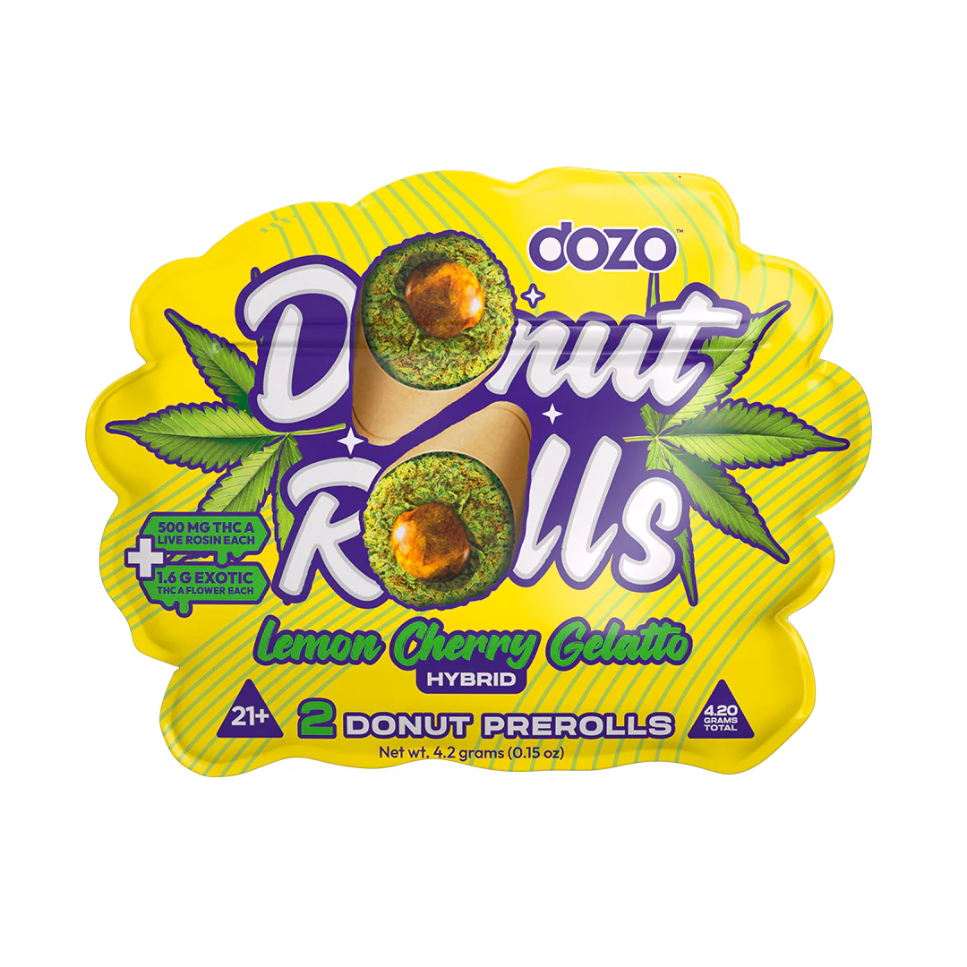 Dozo Donut Prerolls 4.20 g | Zaza Land Lemonade (Sativa) - Image 8