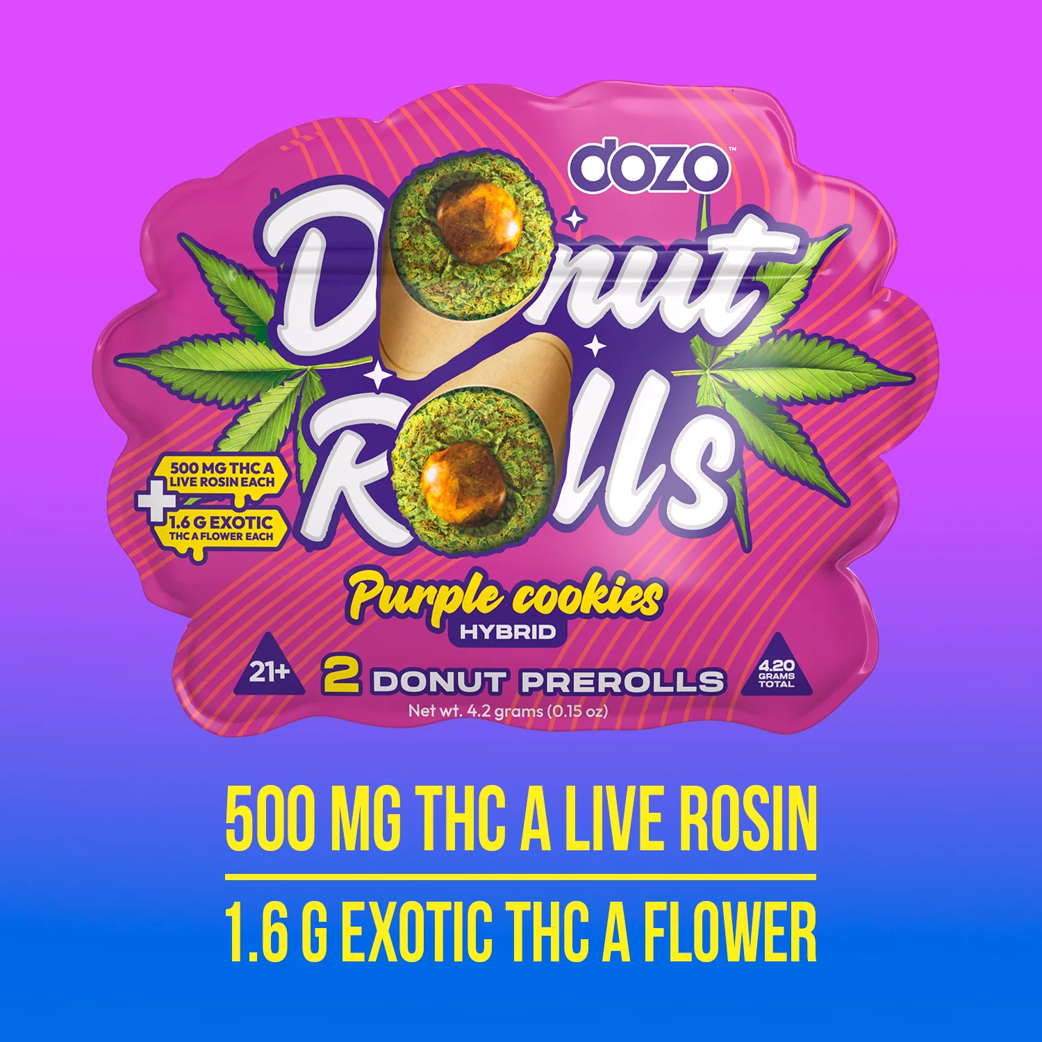 Dozo Donut Prerolls 4.20 g | Jack Herer (Sativa) - Image 13