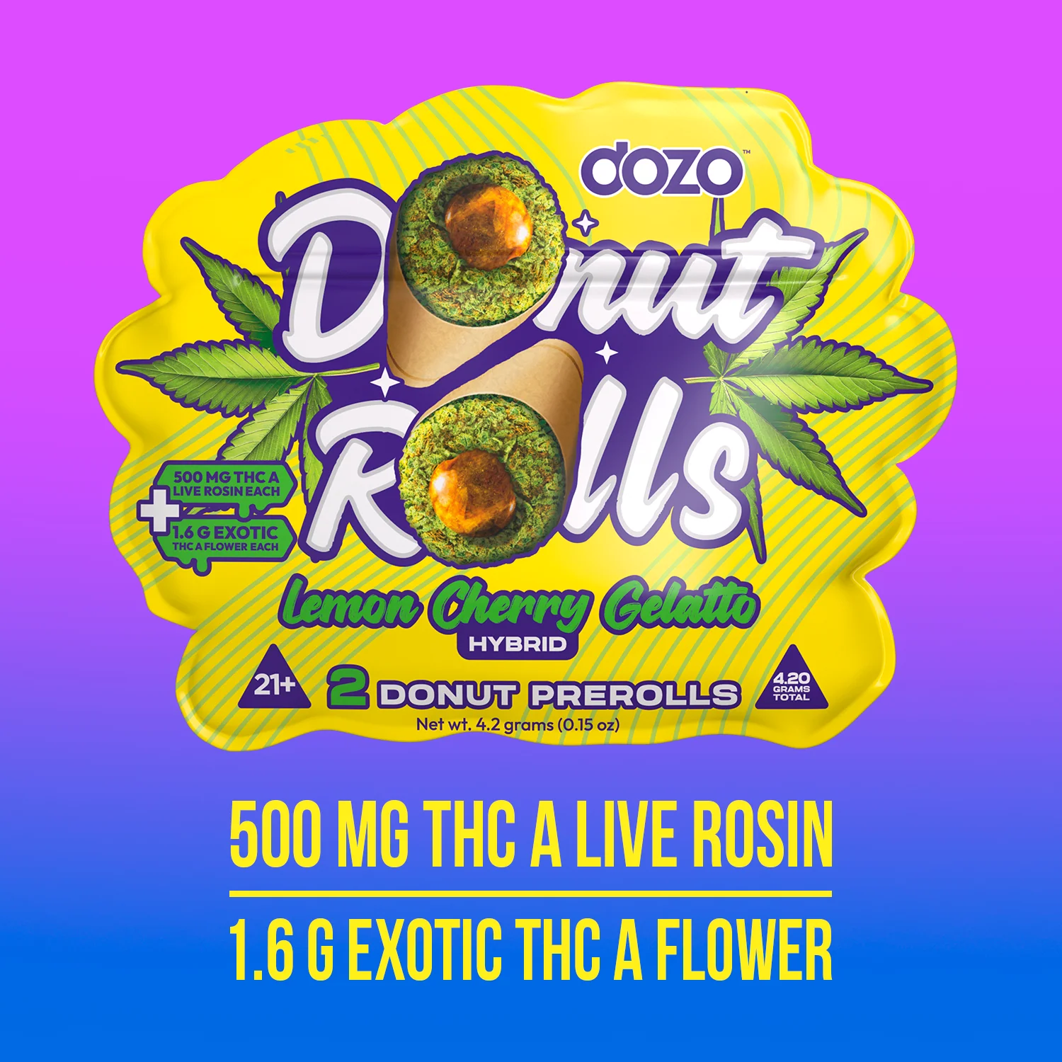 Dozo Donut Prerolls 4.20 g | Jack Herer (Sativa) - Image 6
