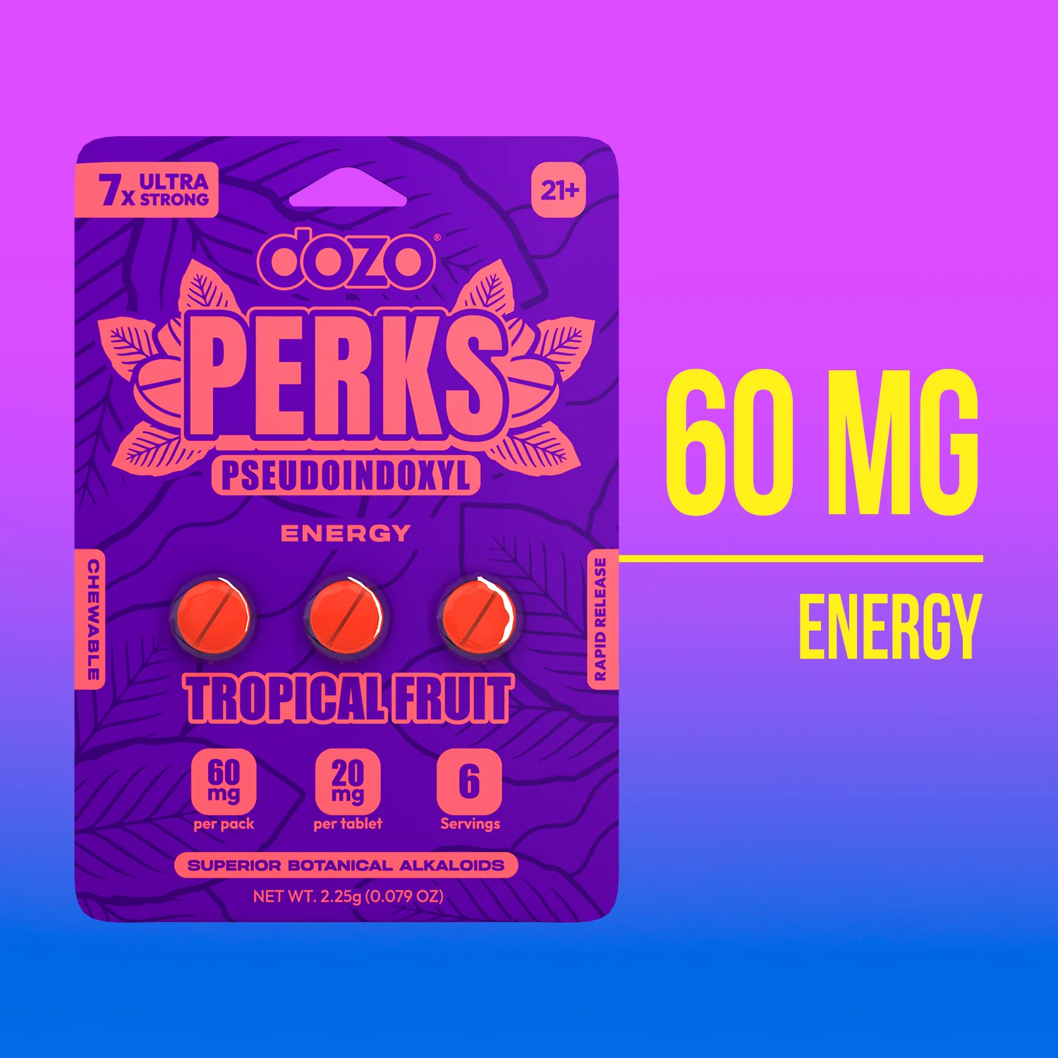 Dozo PERKS PSEUDOINDOXYL | 3ct (60 mg Per Pack) - Image 6