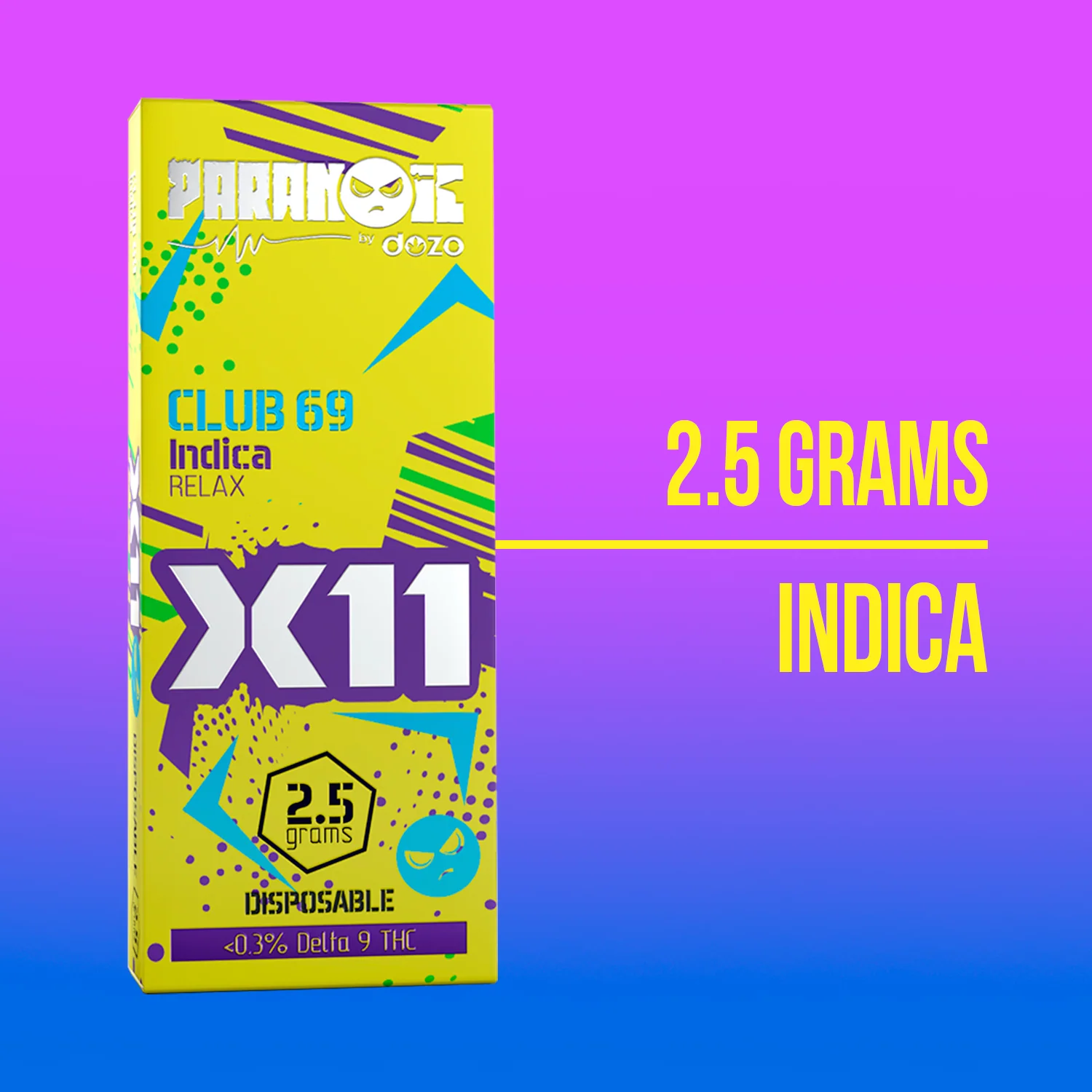 2.5g Dozo X11 Disposable | ATF (Sativa) - Image 9