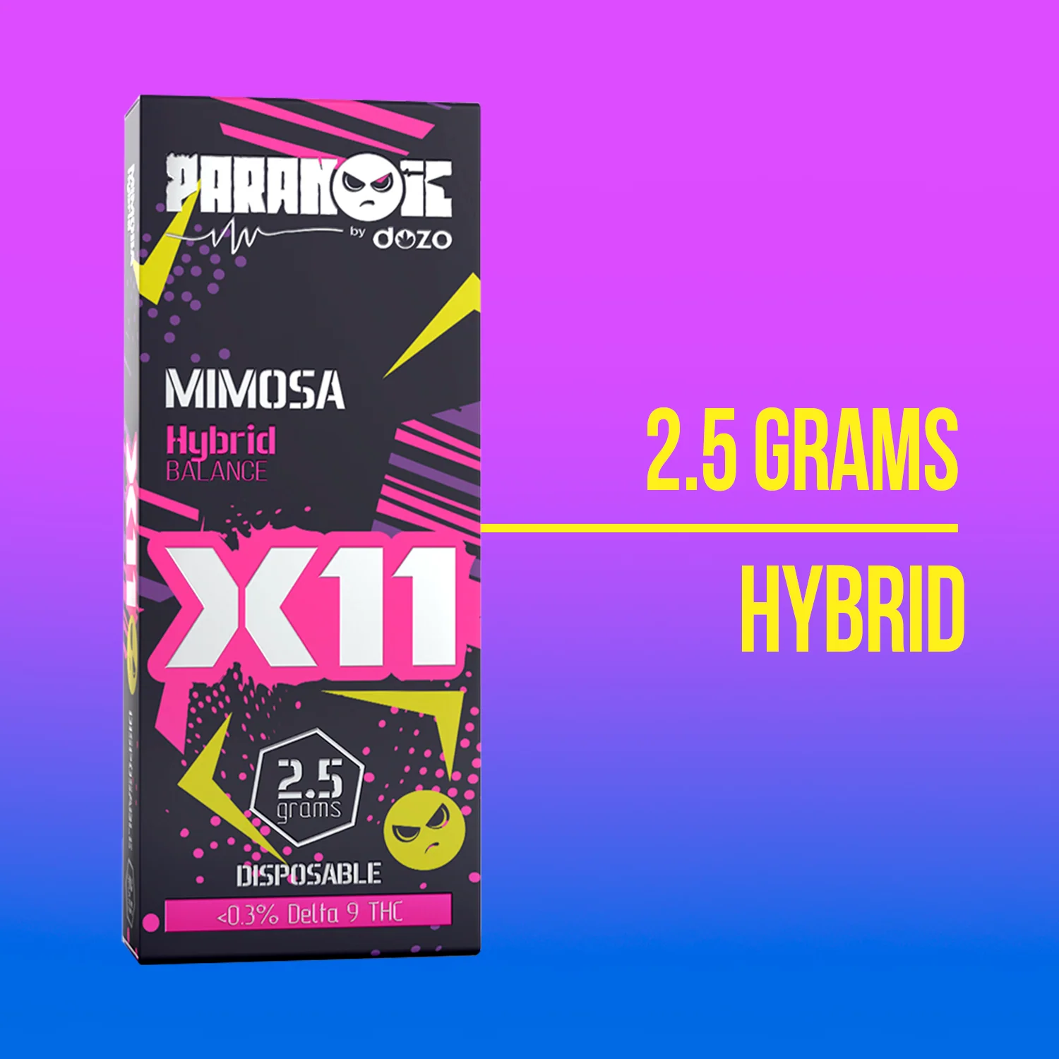 2.5g Dozo X11 Disposable | Oreoz (Hybrid) - Image 8
