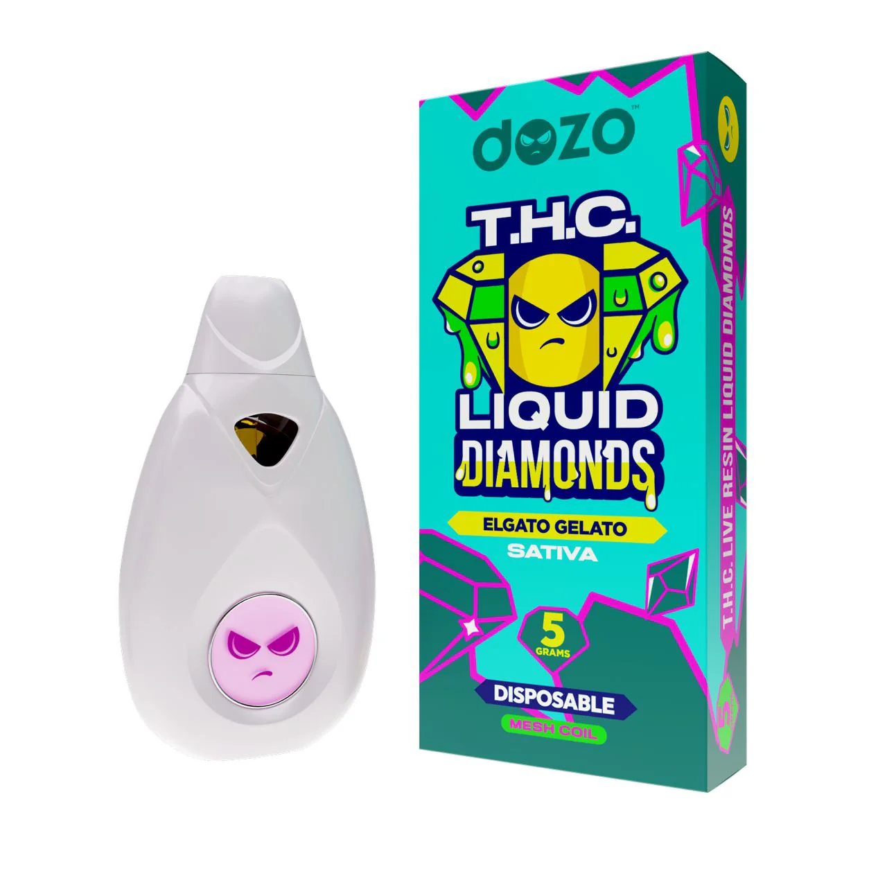 5g Liquid Diamonds Disposable | Elgato Gelato (Sativa) - Image 15