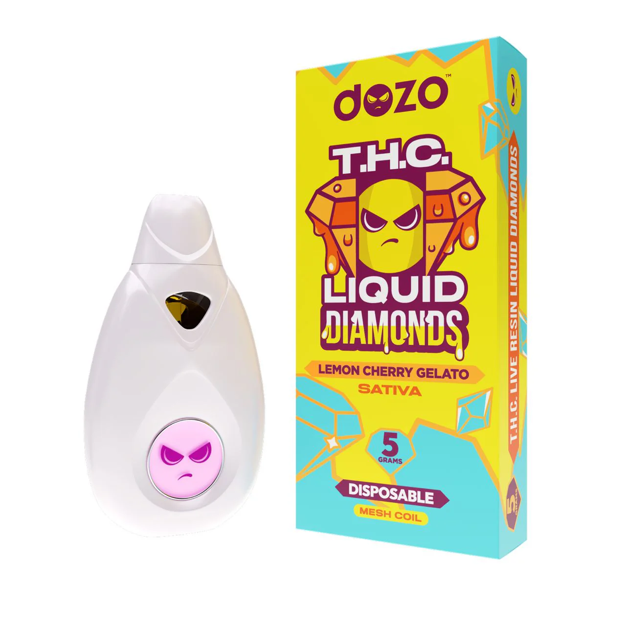 5g Liquid Diamonds Disposable | Lemon Cherry (Sativa) - Image 15