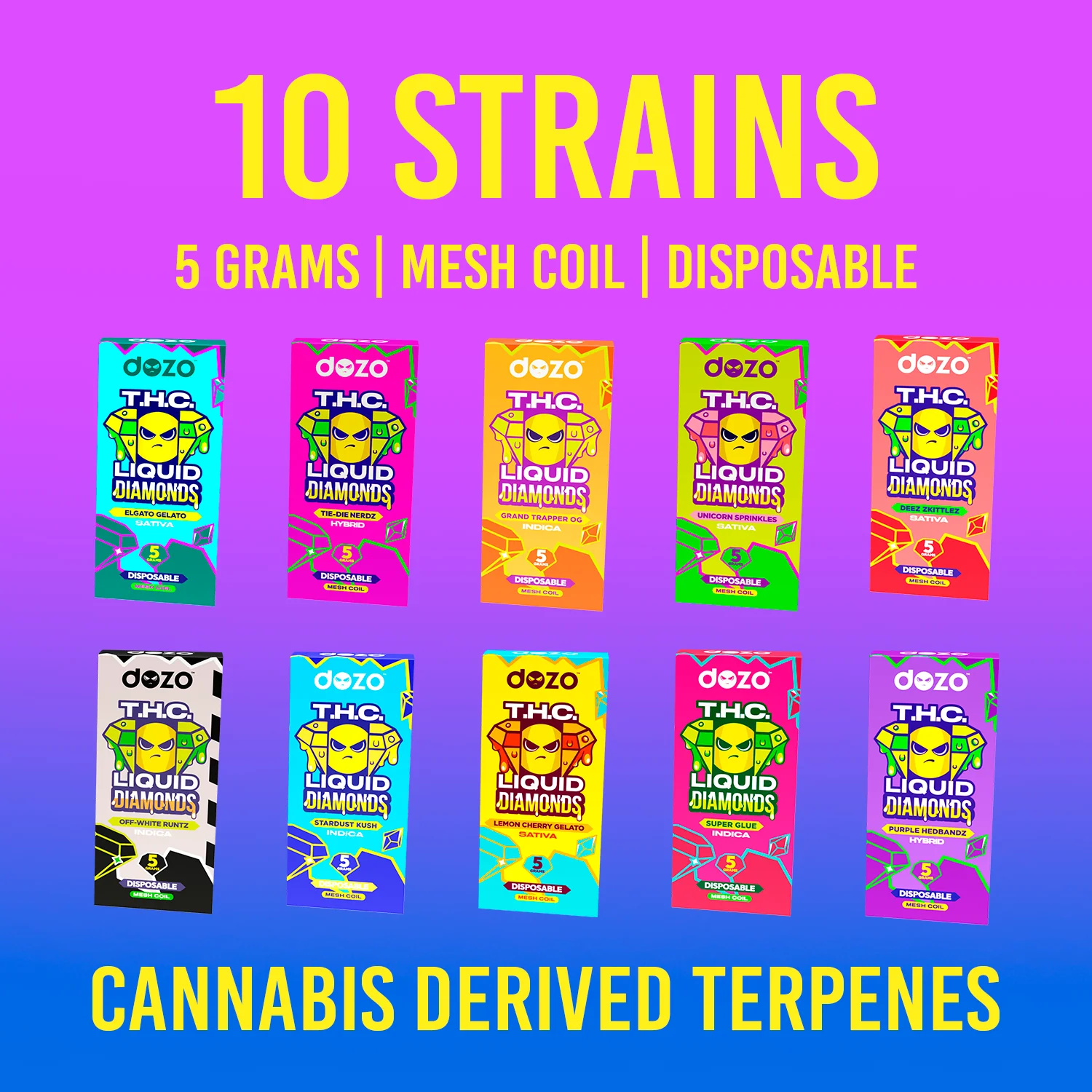 5g Liquid Diamonds Disposable | Lemon Cherry (Sativa) - Image 4