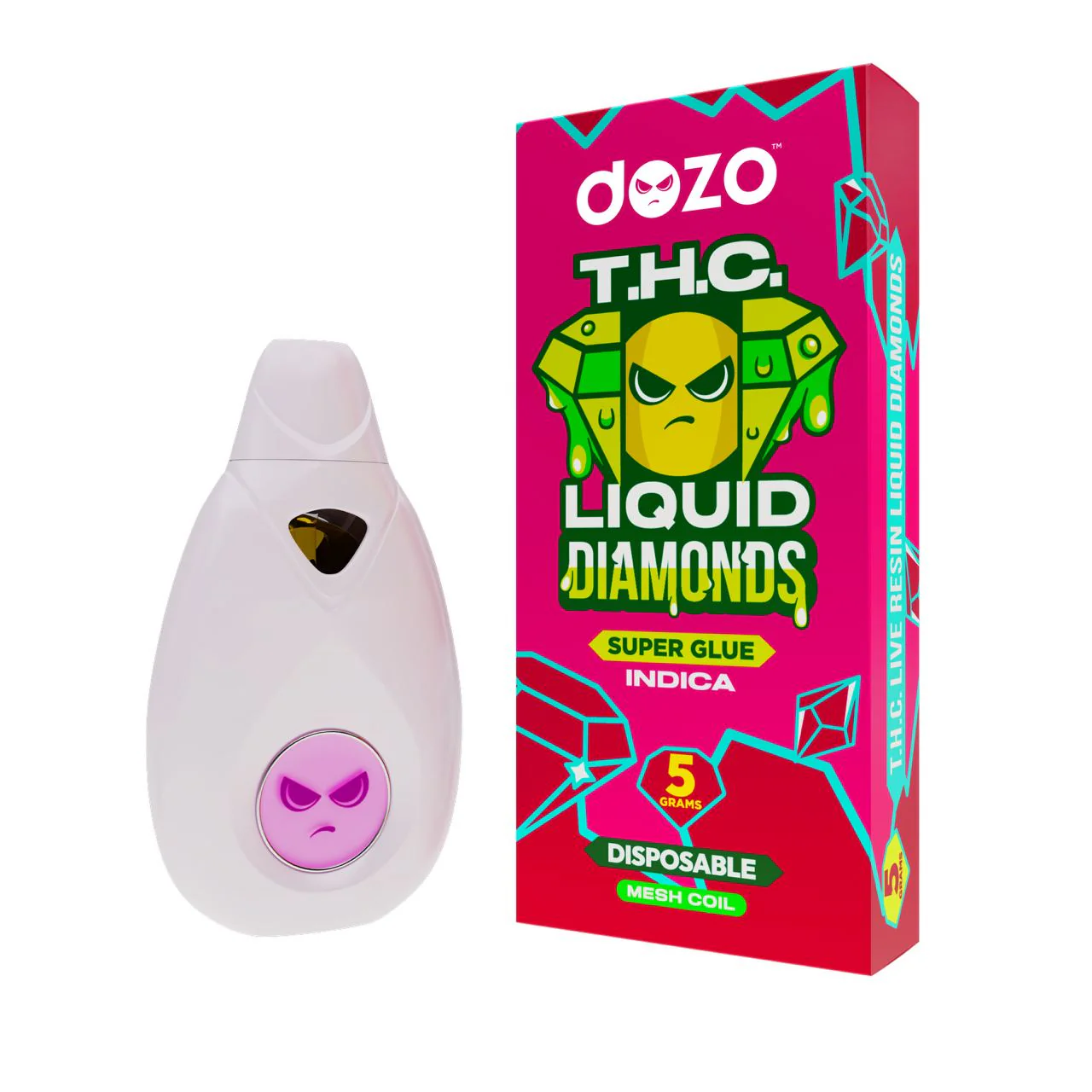 5g Liquid Diamonds Disposable | Super Glue (Indica) - Image 14