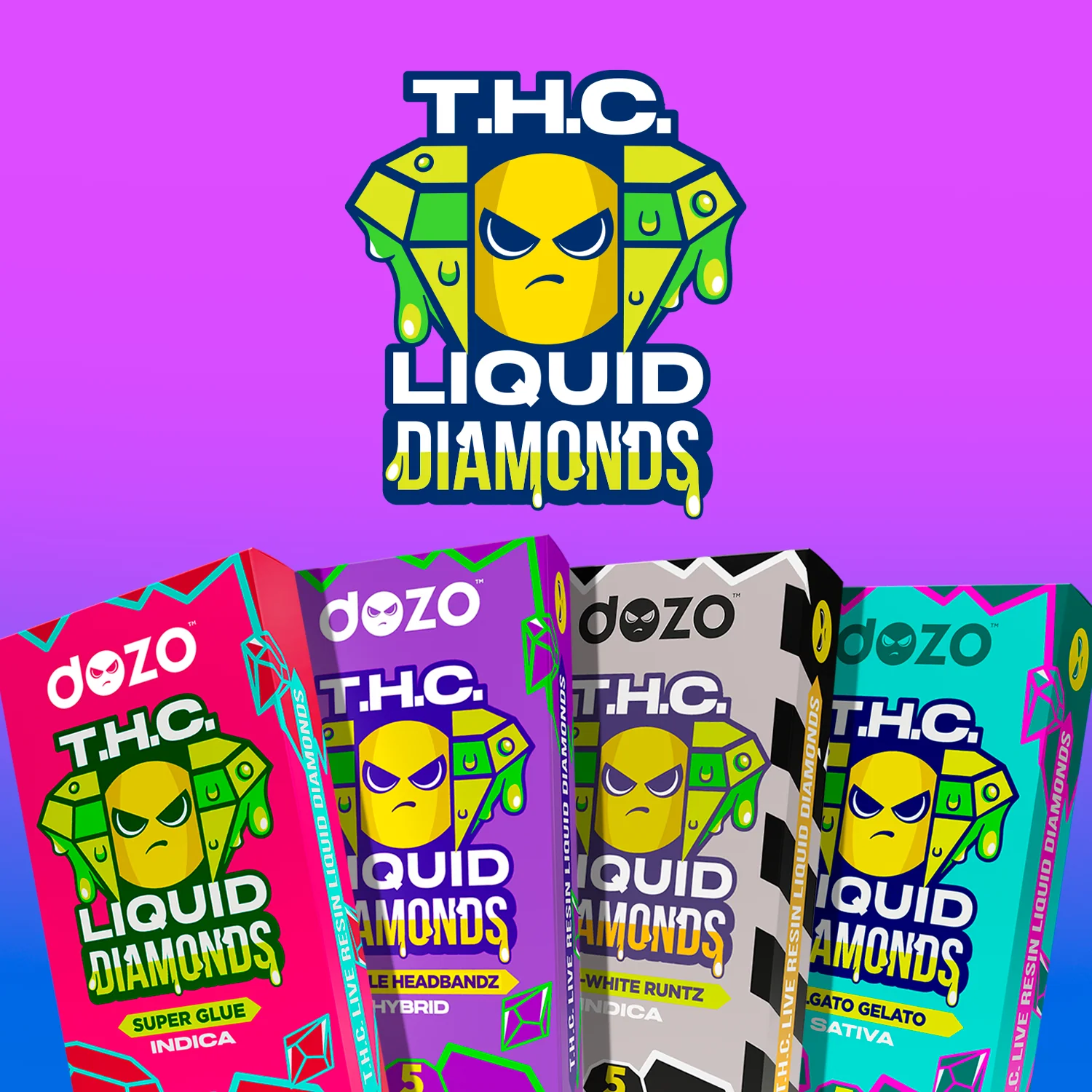 5g Liquid Diamonds Disposable | Stardust Kush (INDICA) - Image 3