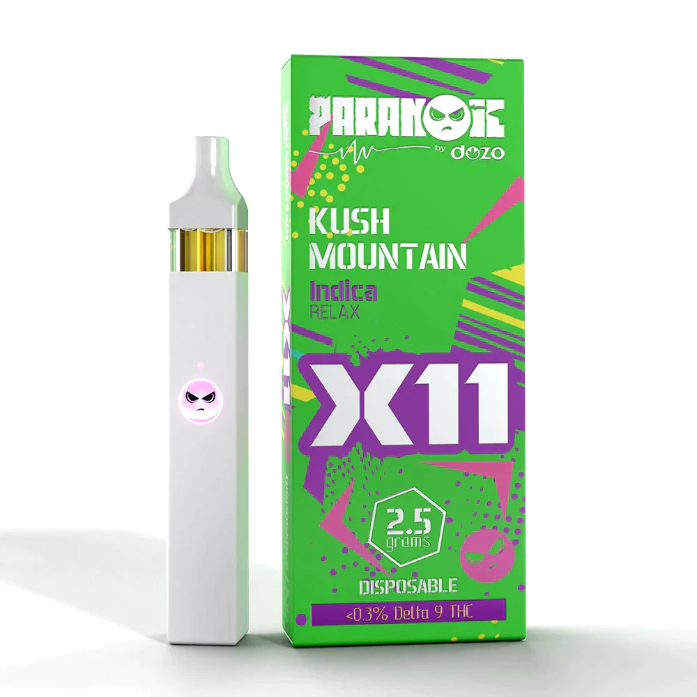 2.5g Dozo X11 Disposable | Kush Mountain (indica) - Image 13