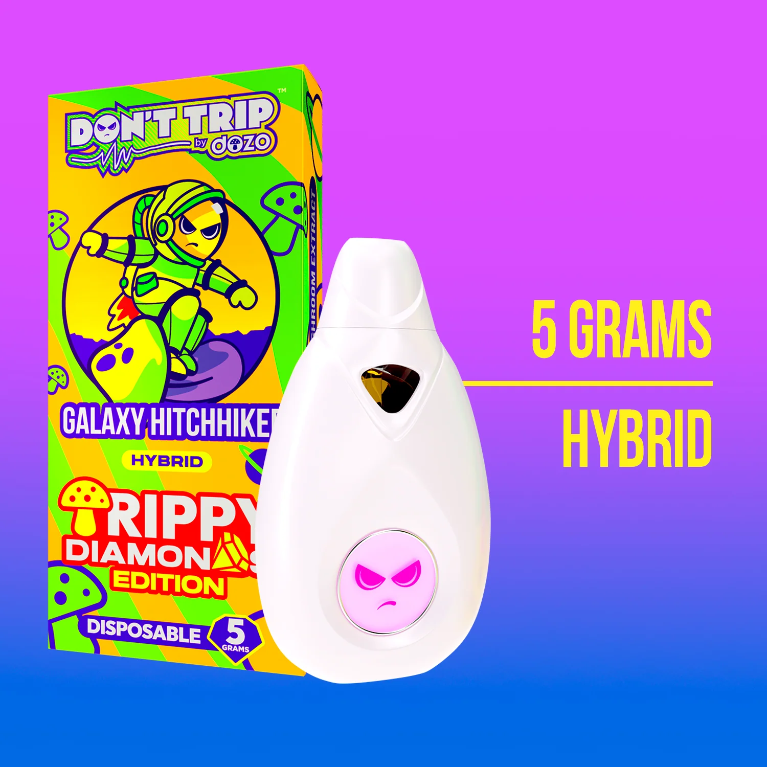 5g Trippy Dimonds Mushroom Vape | Shroombacca - Image 9